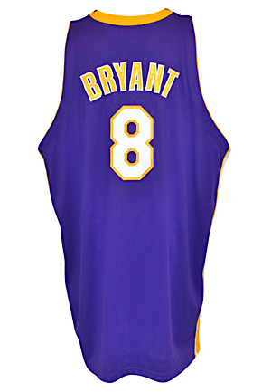 2004-05 Kobe Bryant Los Angeles Lakers Game-Used Road Jersey (D.C. Sports LOA)
