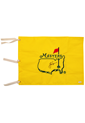 Jack Nicklaus Autographed Masters Flag (Full JSA LOA)