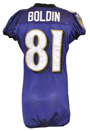 2010 Anquan Boldin Baltimore Ravens Game-Used Home Jersey