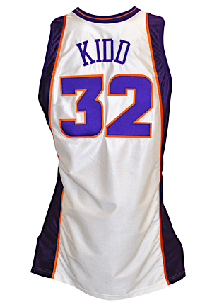 2000-01 Jason Kidd Phoenix Suns Game-Used Home Jersey
