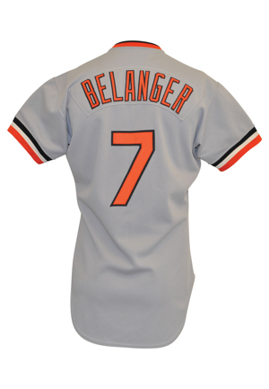 Baltimore Orioles Game-Used Jerseys — 1981 Mark Belanger, 1981 Rick Dempsey Twice Autographed & 1980 Mike Flanagan Alternate Home (3)(JSA)