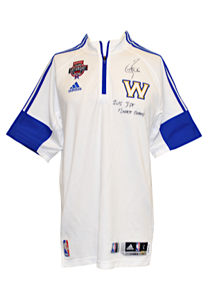 2015 Stephen Curry NBA All-Star Weekend Player-Worn & Autographed Shooting Shirt (NBA LOA • Fanatics COA • Three-Point Contest Champion)