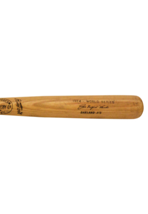 1974 Jim "Catfish" Hunter Oakland Athletics World Series Game-Used Bat (Championship Season • AL Cy Young Award • AL Wins & ERA Leader • PSA/DNA)