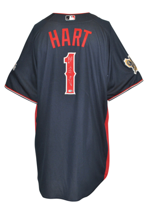 2010 Corey Hart Milwaukee Brewers All-Star Game Home Run Derby-Used & Autographed Jersey (JSA • MLB Hologram)