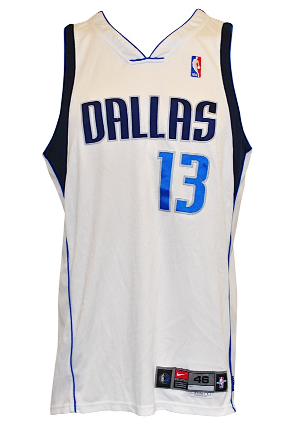 Lot Detail - 2002-03 Steve Nash Dallas Mavericks NBA Playoffs Game-Used ...