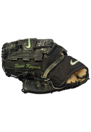 2006 Scott Kazmir Tampa Bay Devil Rays Game-Used & Autographed Glove (JSA)