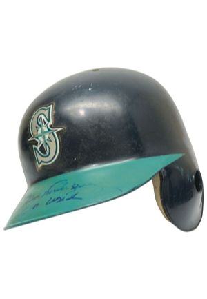 1994 Alex Rodriguez Rookie Seattle Mariners Game-Used & Autographed Helmet (JSA)