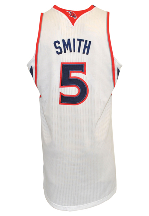 5/8/2012 Josh Smith Atlanta Hawks NBA Playoffs Game-Used Home Jersey (NBA LOA)
