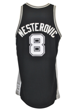 2003-04 Radoslav Nesterovic San Antonio Spurs Game-Used Road Jersey