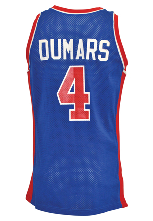 1991 Joe Dumars Detroit Pistons Game-Used & Autographed Road Jersey (JSA)