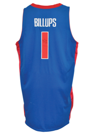 2002-03 Chauncey Billups Detroit Pistons Game-Used & Autographed Road Jersey (JSA)