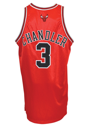 2005-06 Tyson Chandler Chicago Bulls Game-Used Road Jersey