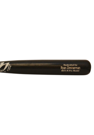 2009 Ryan Zimmerman Washington Nationals Game-Used Bat (PSA/DNA)