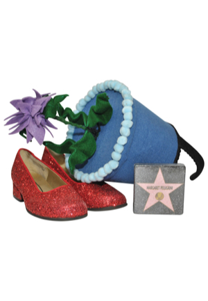 Margaret Pellegrini "The Wizard Of Oz" Personally Owned Flower Pot Hat, Ruby Slippers & "Walk Of Fame" Star (3)