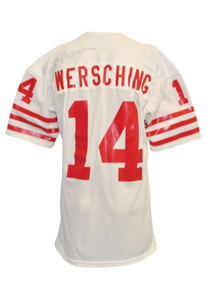 Early 1980s Ray Wersching San Francisco 49ers Game-Used & Autographed Road Jersey (JSA • PSA/DNA)