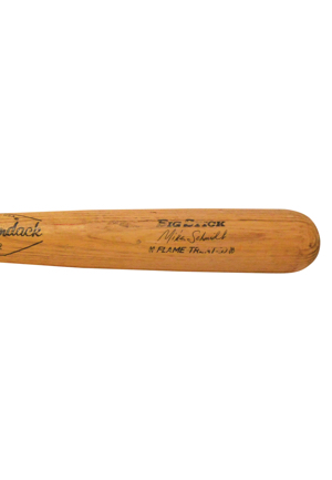Circa 1975 Mike Schmidt Philadelphia Phillies Game-Used BP Bat (PSA/DNA)