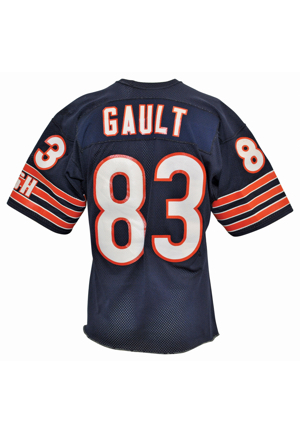 1983-87 Willie Gault Chicago Bears Game-Used Home Jersey (Repairs)