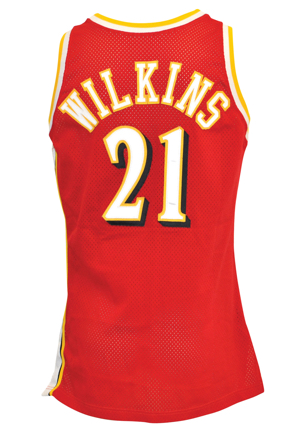 1992-93 Dominique Wilkins Atlanta Hawks Game-Used Road Jersey