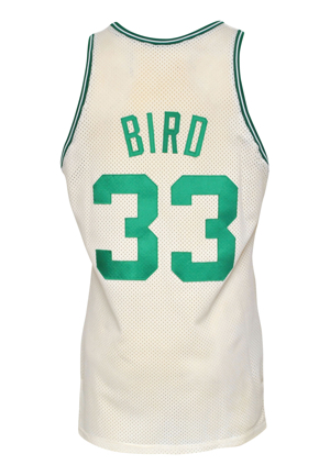 1988-89 Larry Bird Boston Celtics Game-Used Home Jersey