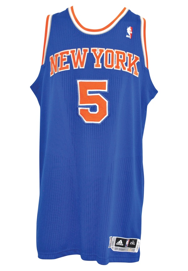 2012-13 Jason Kidd Game Worn New York Knicks Uniform & Shooting, Lot  #83786