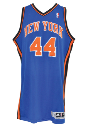 2011-12 New York Knicks Game-Used Road Jerseys — Dan Gadzuric & Jerome Jordan (2)