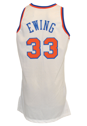 1996-97 Patrick Ewing New York Knicks Team-Issued Home Jersey