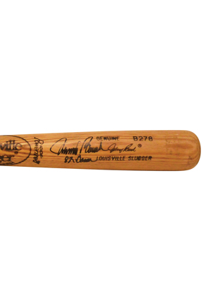 1981-82 Johnny Bench Cincinnati Reds Game-Used & Autographed Bat (JSA • PSA/DNA)
