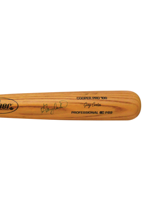 1986-92 Gary Carter New York Mets Game-Used & Autographed Bats (2)(JSA • PSA/DNA GU8.5 x2)