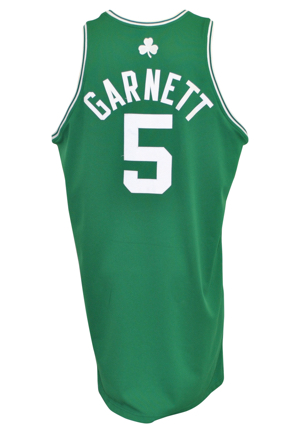 2007-08 Kevin Garnett Boston Celtics Game-Used Road Jersey (Championship Season)