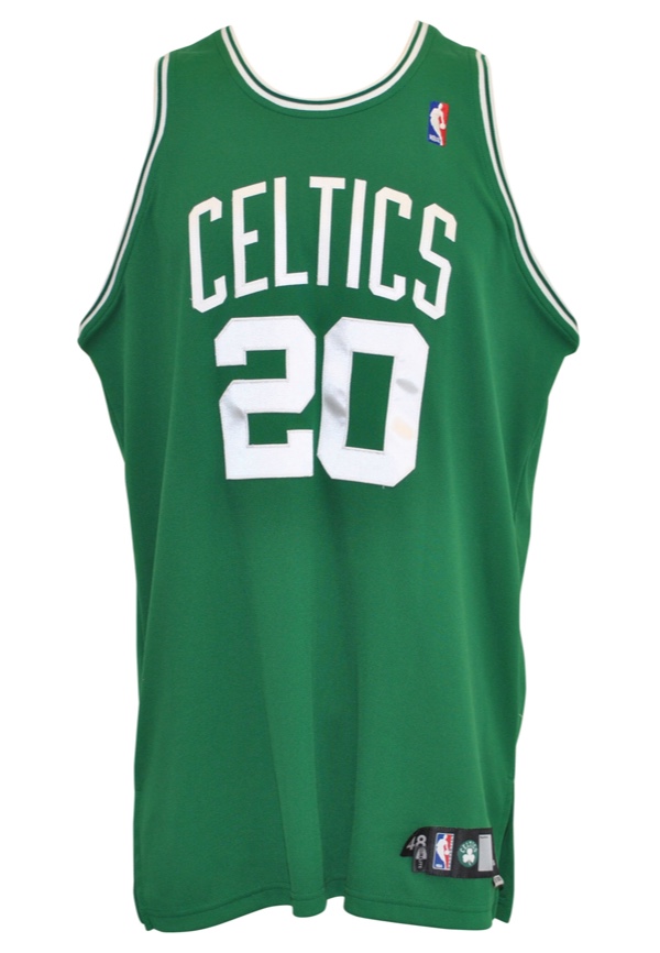 Lot Detail - 2007-08 Ray Allen Boston Celtics Game-Used Road Jersey ...