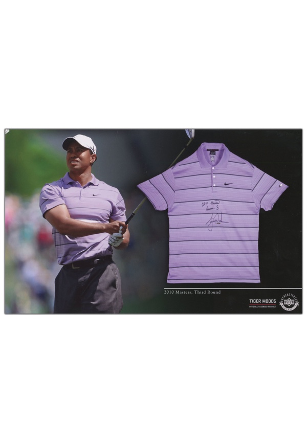 Lot Detail - 4/10/2010 Tiger Woods The Masters Tournament-Worn ...
