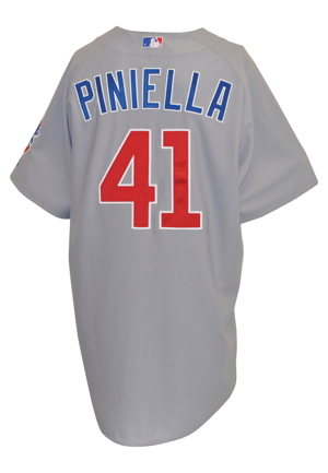 4/7/2010 Lou Piniella Chicago Cubs Manager-Worn & Autographed Road Jersey (JSA • Steiner Sports LOA • MLB Hologram • Final Season)