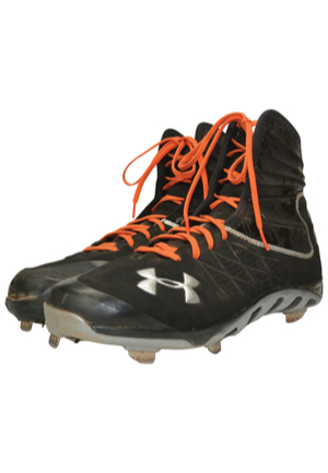 2013 Jose Fernandez Miami Marlins Game-Used & Autographed Cleats (Full JSA LOA • NL Rookie of the Year)