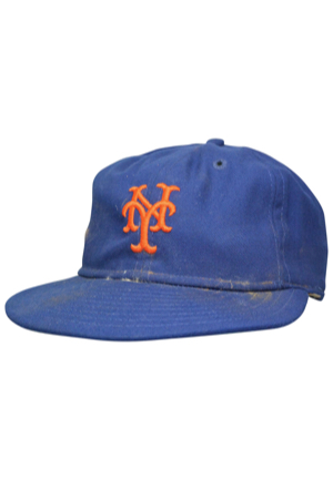 Early 1970s New York Mets Game-Used Cap Attributed To Tug McGraw