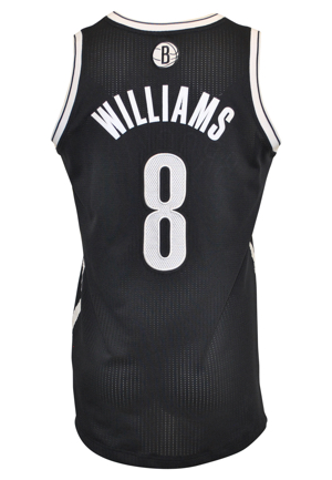 5/14/2014 Deron Williams Brooklyn Nets NBA Playoffs Game-Used Road Jersey (Steiner Sports LOA)