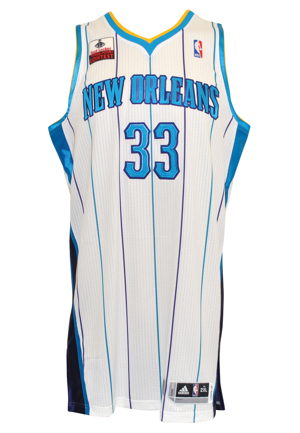 2/16/2013 Ryan Anderson New Orleans Hornets NBA All-Star Weekend Foot Locker Three-Point Contest-Worn Home Jersey (NBA LOA)