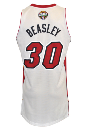 3/2/2015 Michael Beasley Miami "El" Heat Game-Used Home Jersey (NBA LOA)