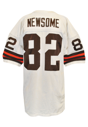 Mid-To-Late 1980s Ozzie Newsome Cleveland Browns Game-Used Home Jersey