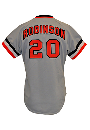 1978 Frank Robinson Baltimore Orioles Coaches-Worn & Autographed Road Jersey (JSA)