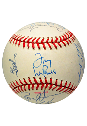 1990 Oakland As Team Signed Official World Series Baseball (JSA • AL Champions • Directly Sourced From As Employee)