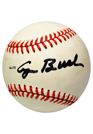 1989 George H.W. Bush Single Signed-Official World Series Baseball (JSA • Directly Sourced From As Employee)