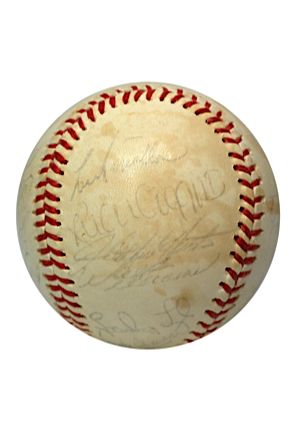 Mid 1970s New York Yankees Team & Multi-Signed Baseballs (3)(JSA)