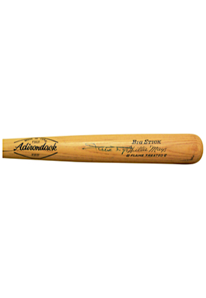 1972-73 Willie Mays NY Mets Autographed Model Bat (JSA)