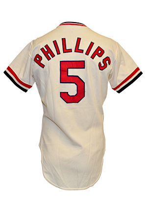 1978 Mike Phillips St. Louis Cardinals Game-Used Home Jersey