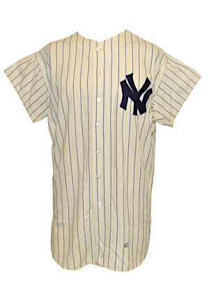 1962 Jake Gibbs New York Yankees Game-Used Home Flannel Jersey (Championship Season)