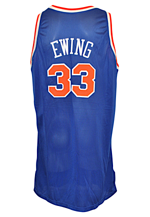 1993-94 Patrick Ewing New York Knicks Game-Used Road Jersey (NBA Finals Season)