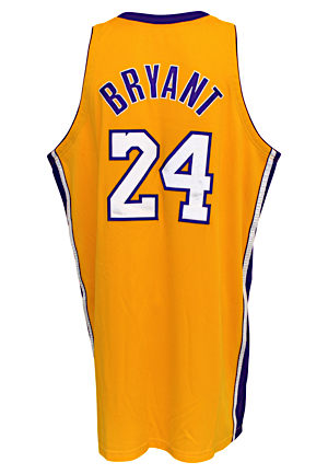 2006-07 Kobe Bryant Los Angeles Lakers Game-Used Home Jersey (D.C. Sports LOA • Scoring Champion Season)
