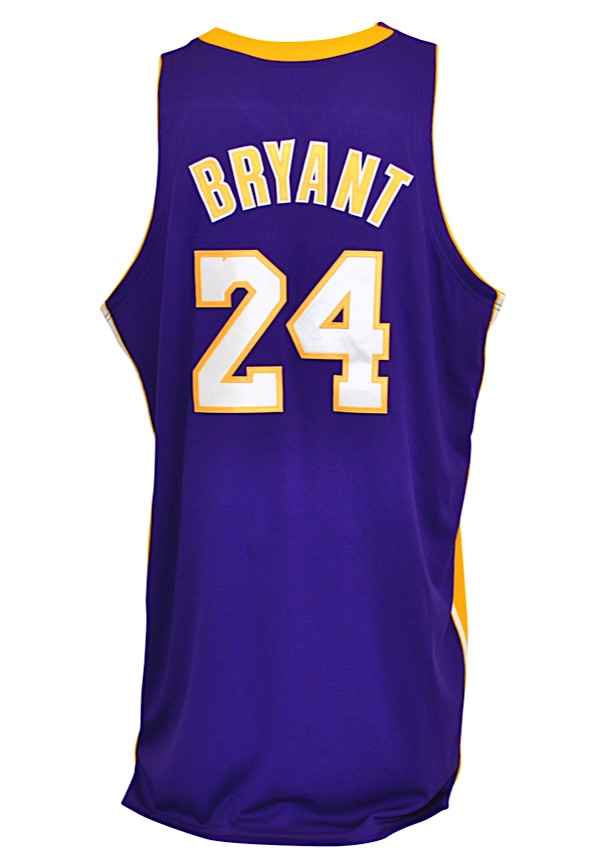 Kobe Bryant Los Angeles Lakers 2007-2008 60th Year Authentic