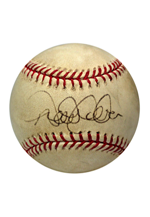 9/27/2009 Derek Jeter New York Yankees Game-Used & Single-Signed Baseball (JSA • 100th Win Of Season • Championship Season)