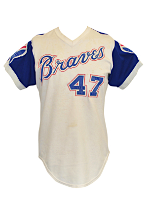 1974 Buzz Capra Atlanta Braves Game-Used Home Jersey (NL ERA Leader)